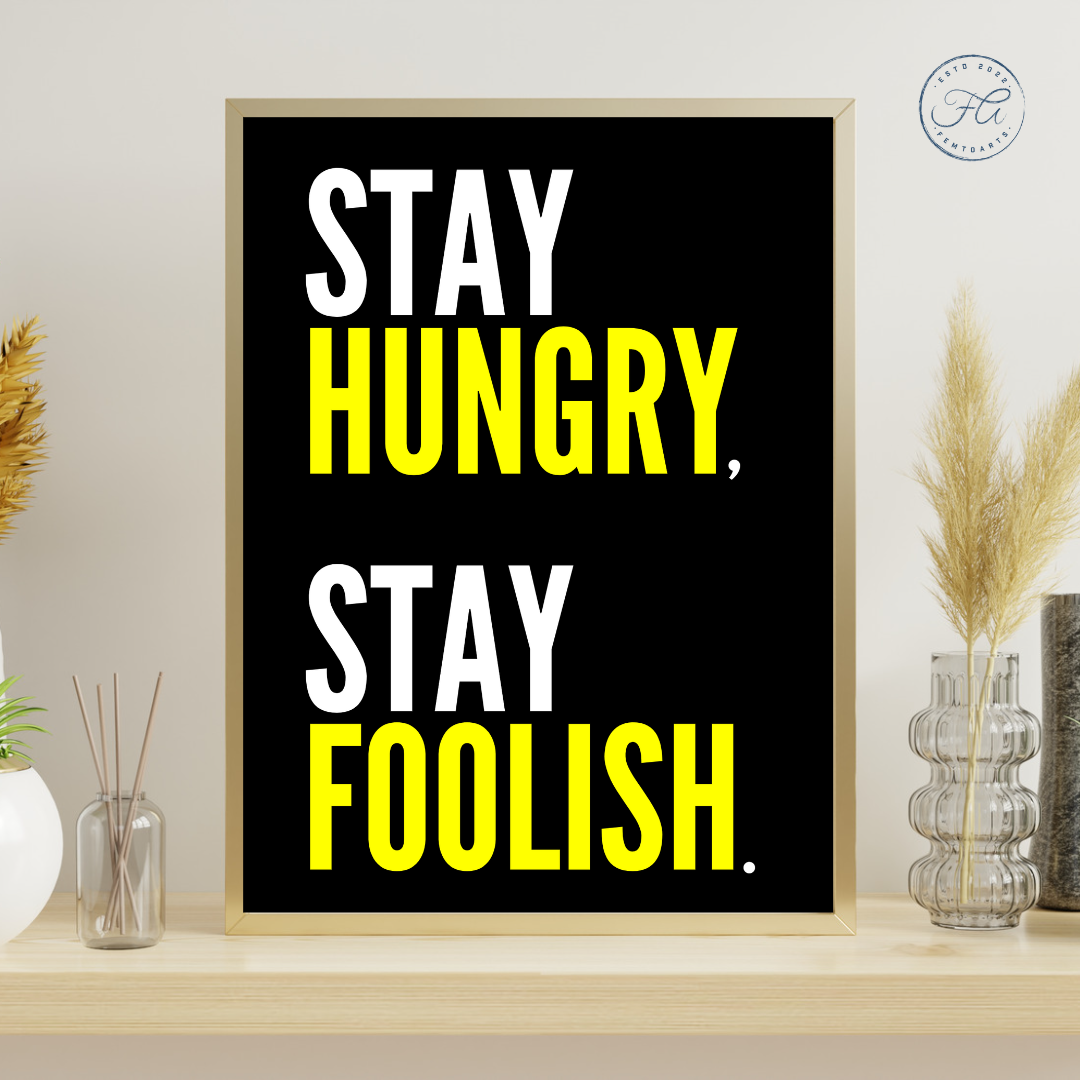 Steve Jobs - Stay Hungry, Stay Foolish Combo