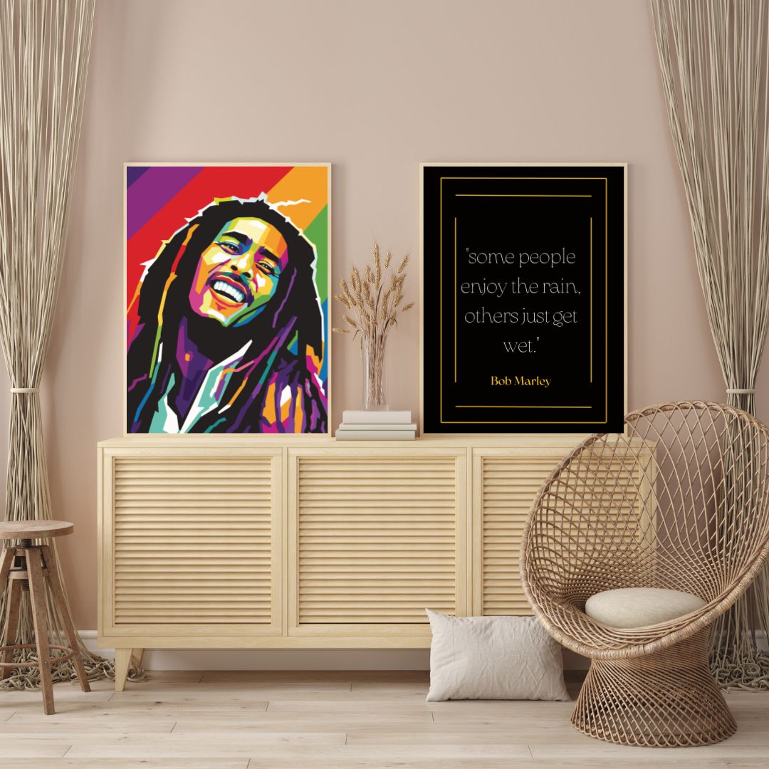 Bob Marley + Enjoy the Rain (2 Posters Combo)