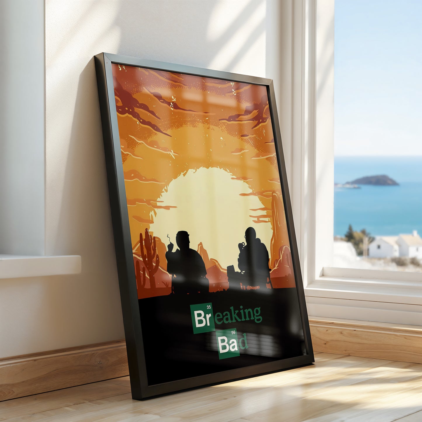 Breaking Bad Sunset Silhouette Poster