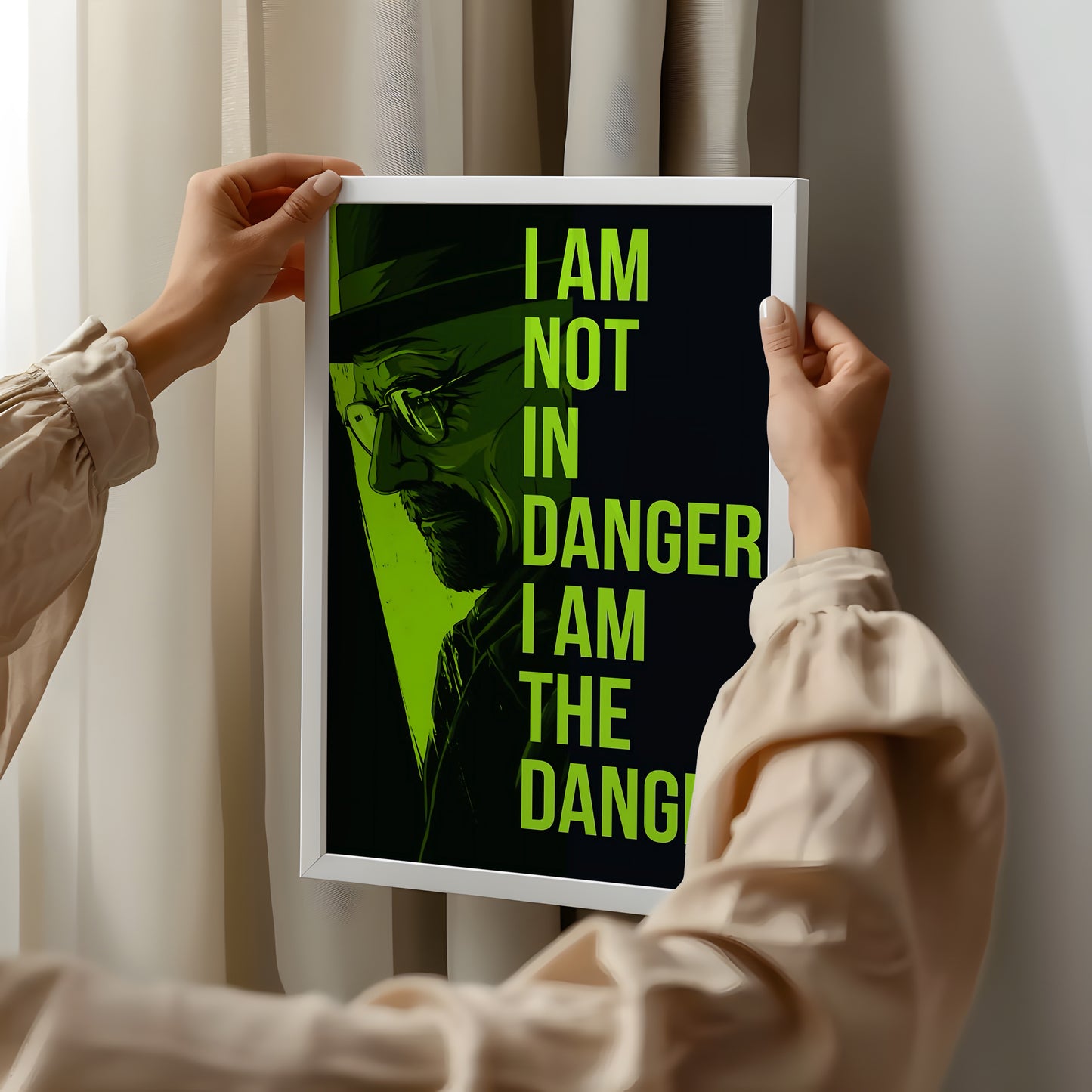 Breaking Bad Walter White "Danger" Poster