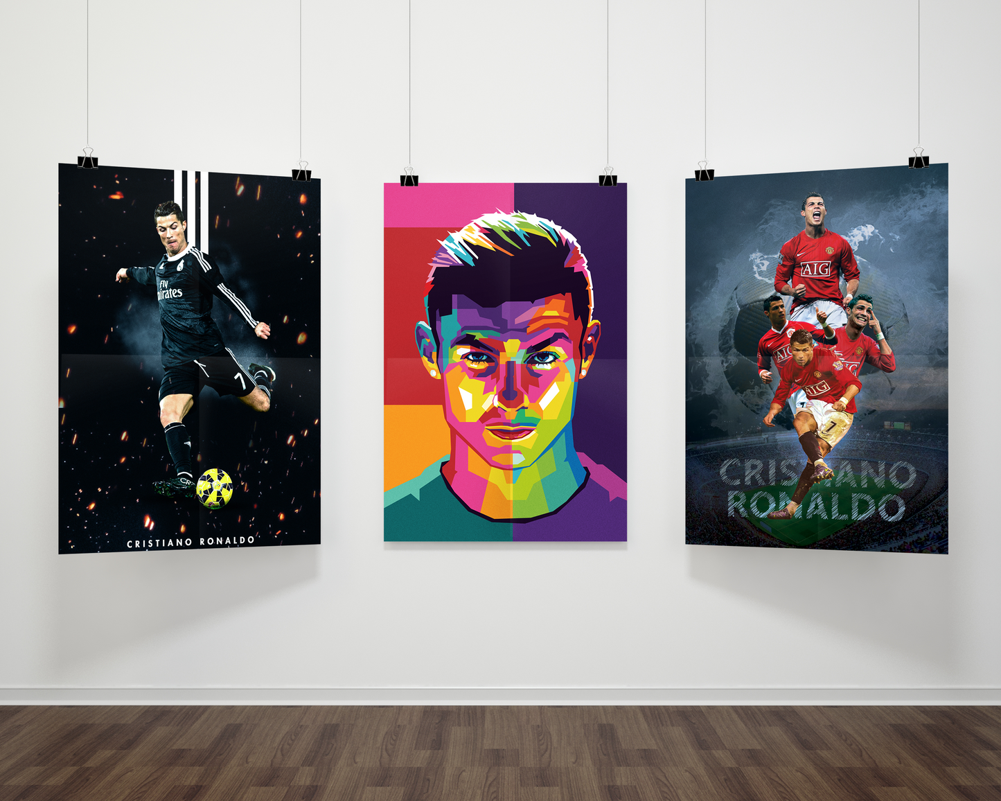 The CR7 Wall (Set of 3 Posters)