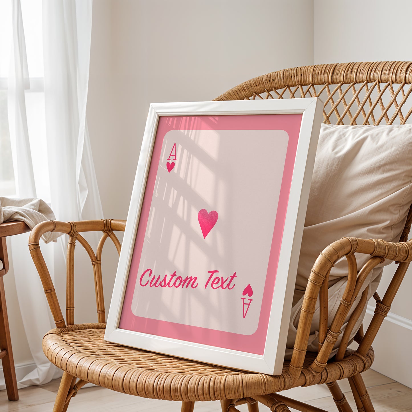 Your Message on Ace of Hearts