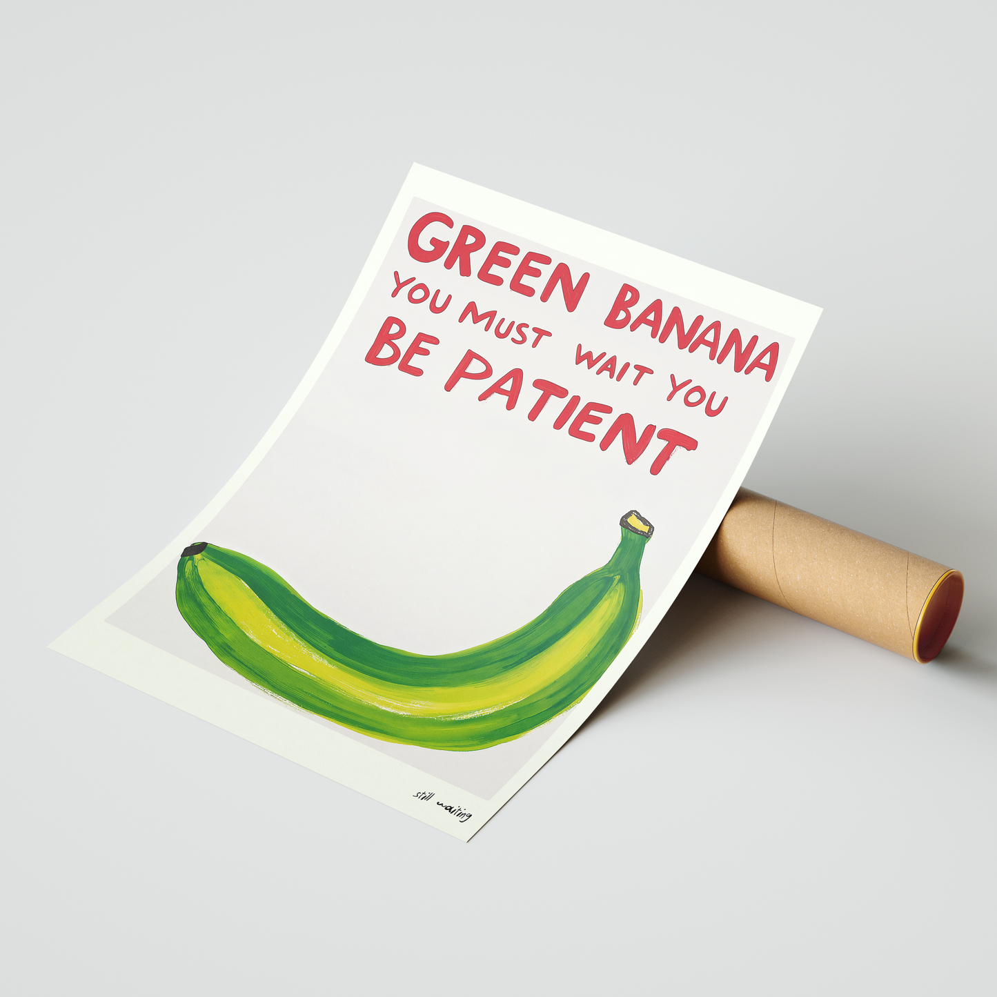 Still Waiting: Green Banana Patience