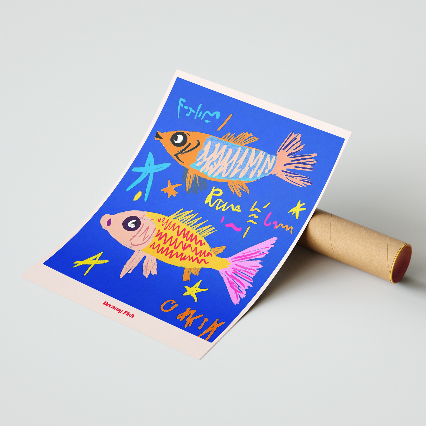 Dreamy Fish: Neon Night Aquarium