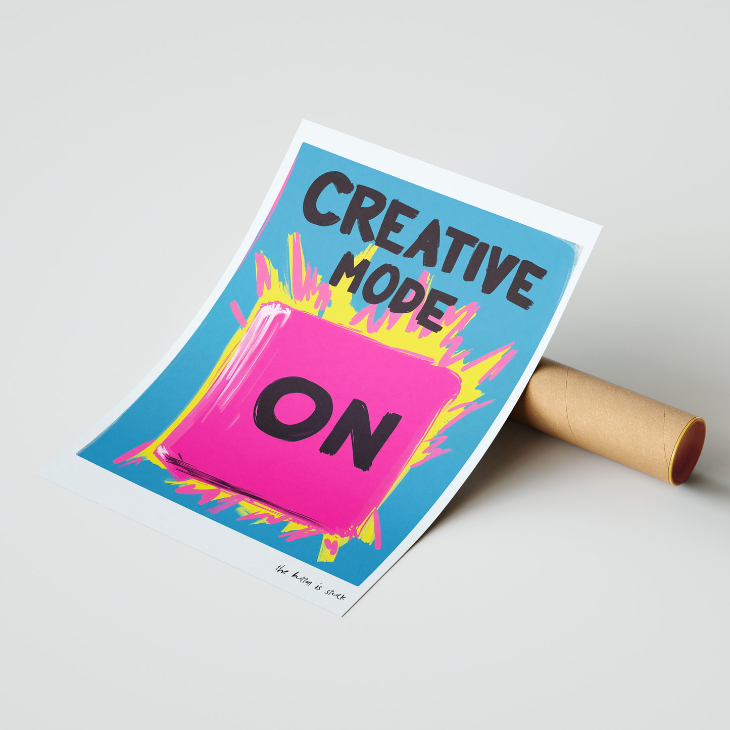 The Button is Stuck: Creative Mode ON