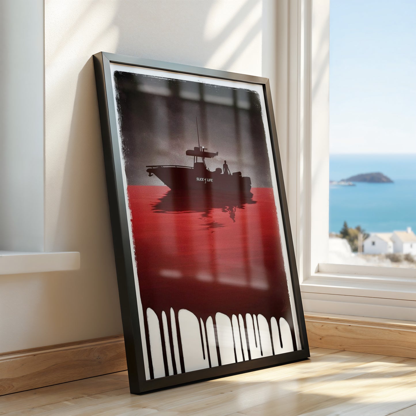Dexter-Inspired Poster – “Slice of Life” Blood Sea Art