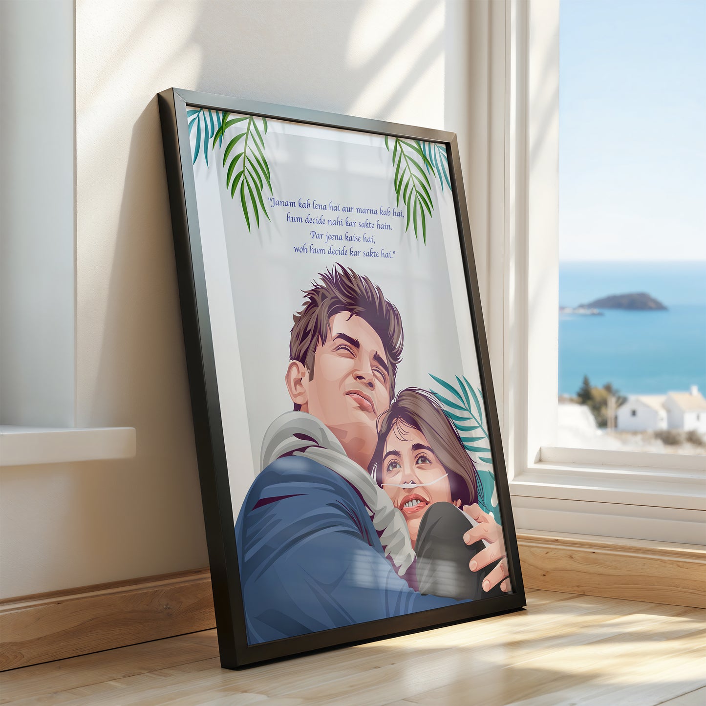 A 'Dil Bechara' Love Story Poster