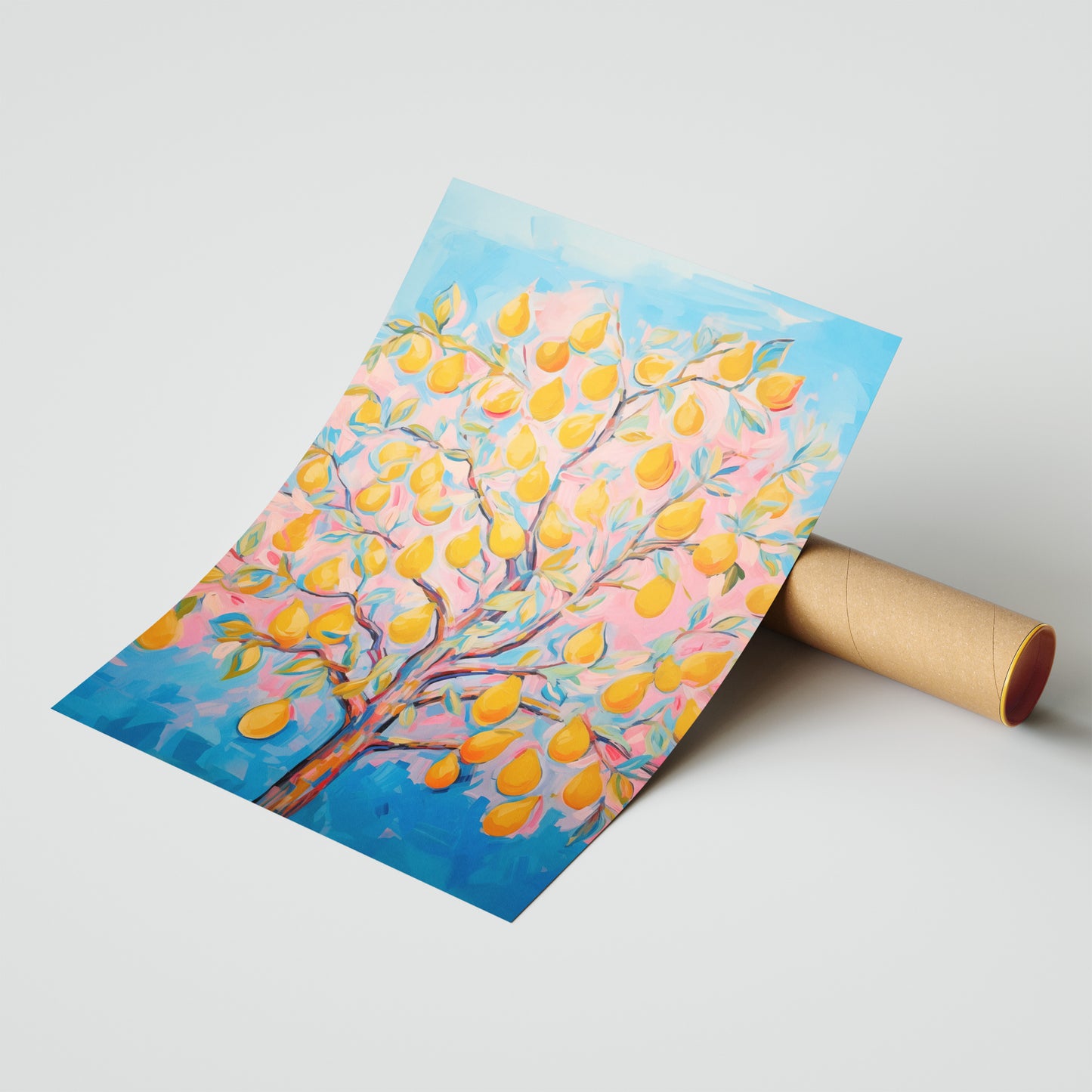Lemon Squeeze – Cheerful Fruit Tree Art