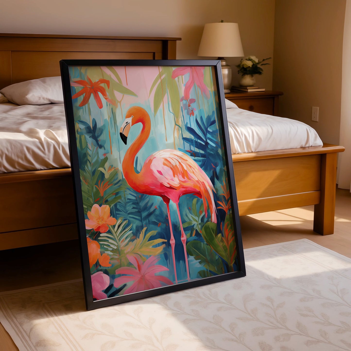 Flamingo Paradise – Bold Tropical Jungle Print