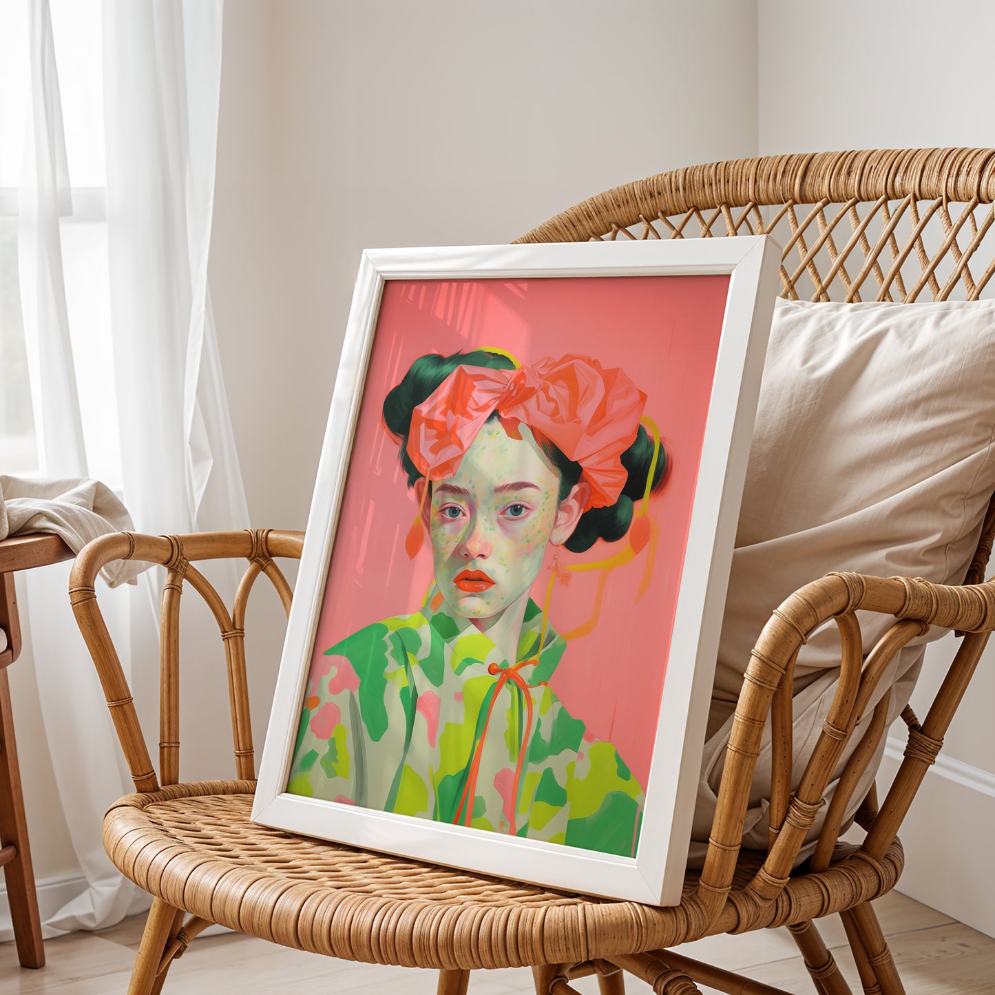 Modern Muse – Bold Abstract Portrait