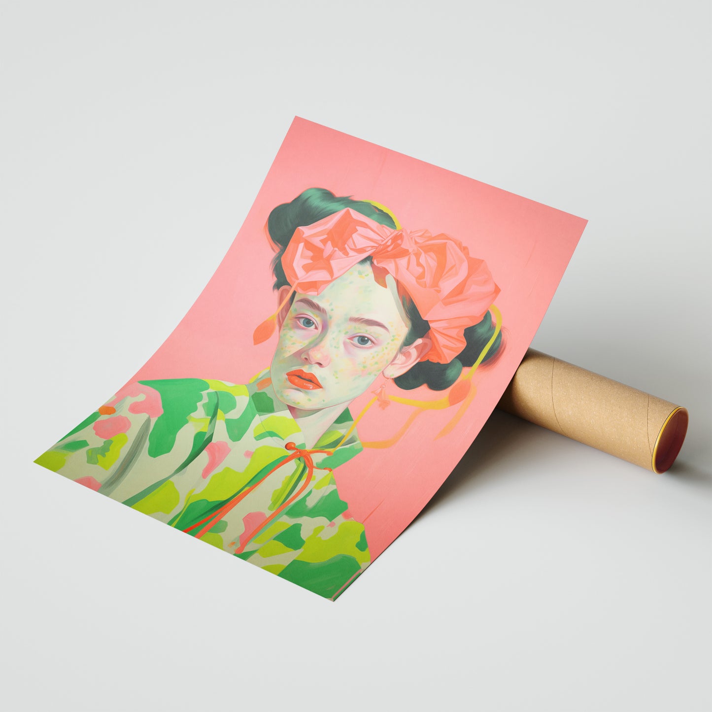 Modern Muse – Bold Abstract Portrait