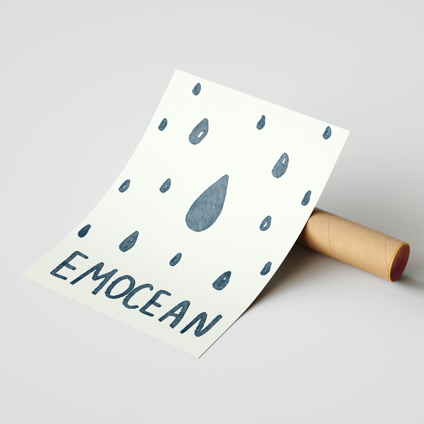 Emocean – Moody Minimalist Poster