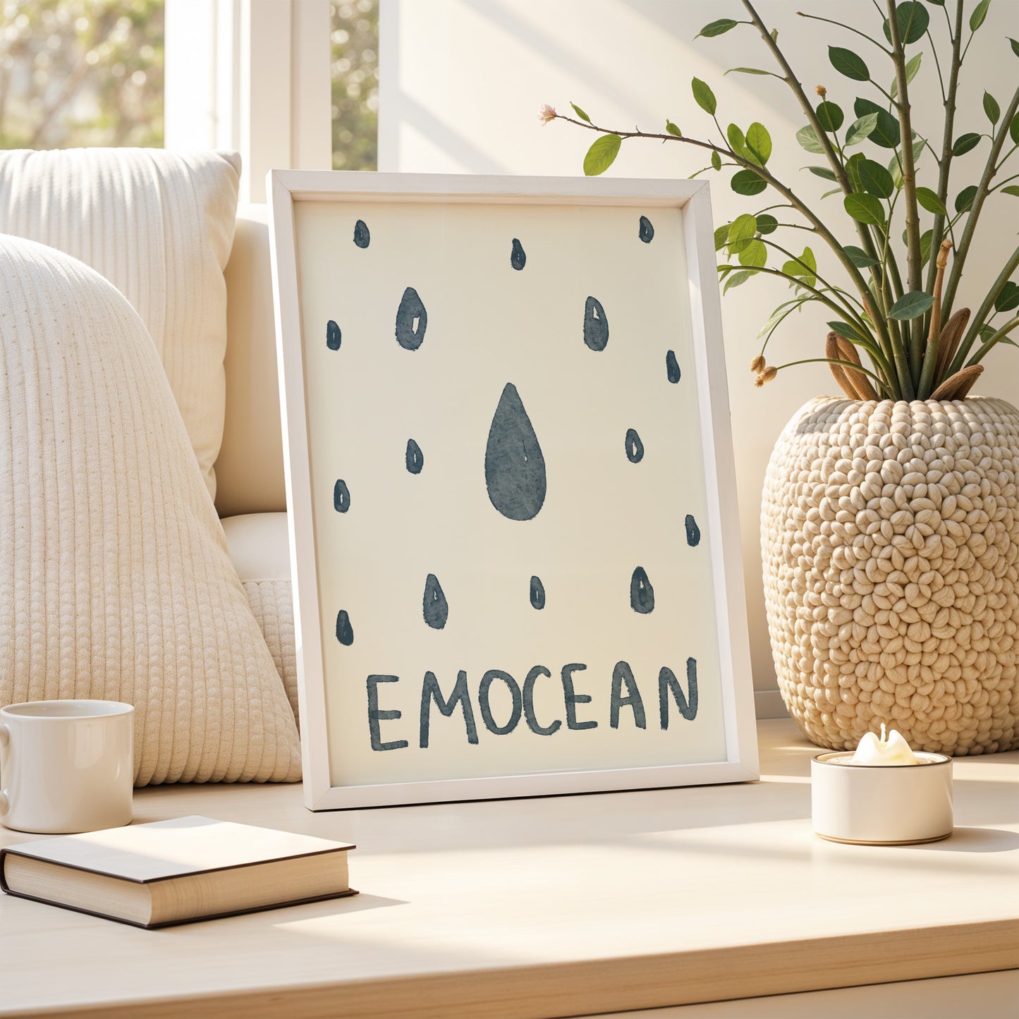 Emocean – Moody Minimalist Poster