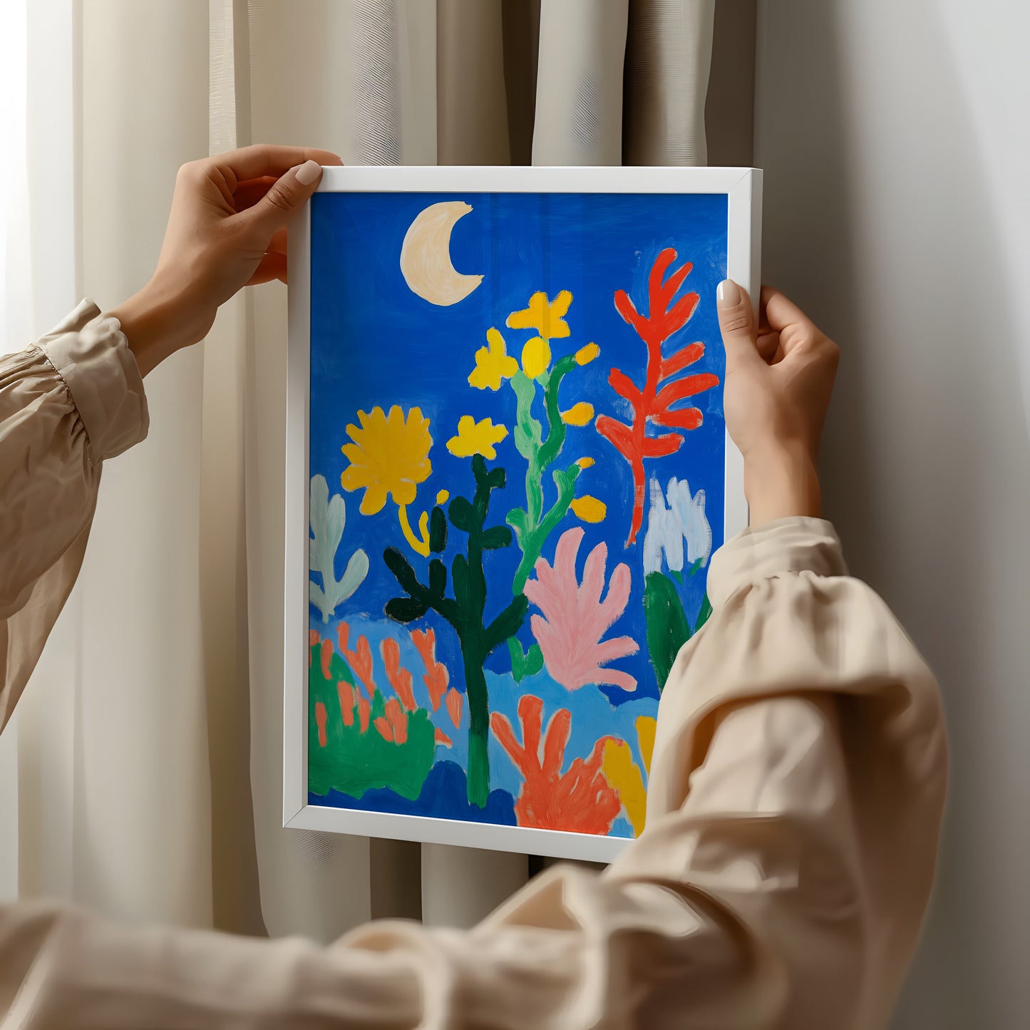 Moonlit Garden of Dreams