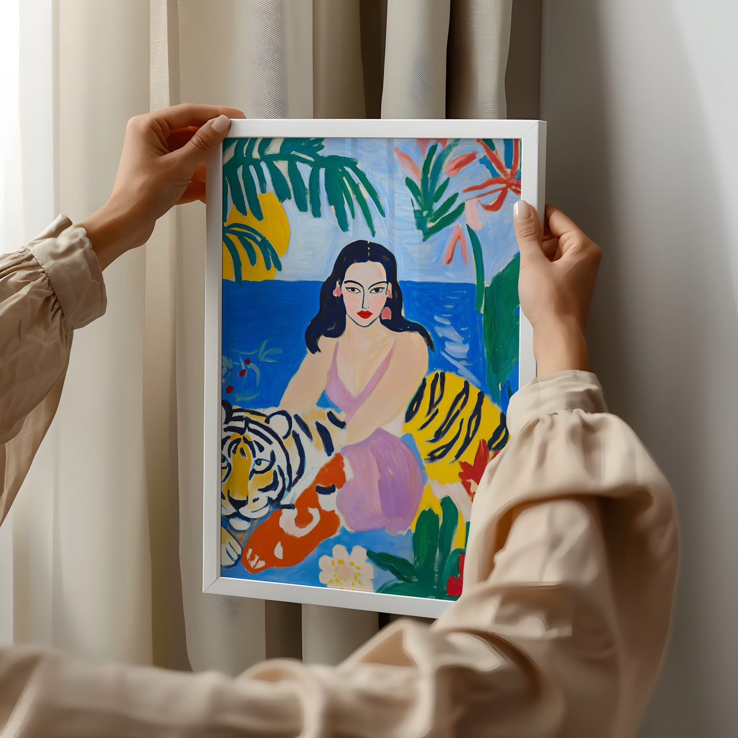 Jungle Allure - Lady and Tiger