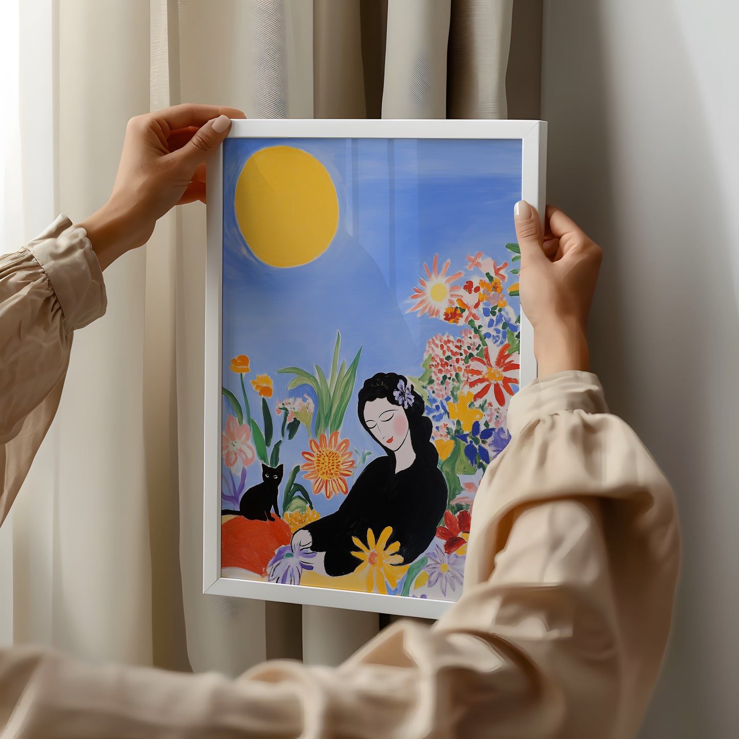 Quiet Companions - Post-Impressionist Figurative Art Print