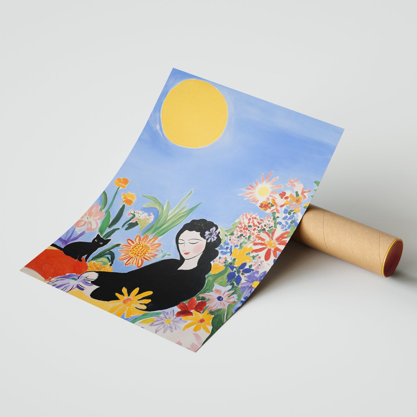 Quiet Companions - Post-Impressionist Figurative Art Print