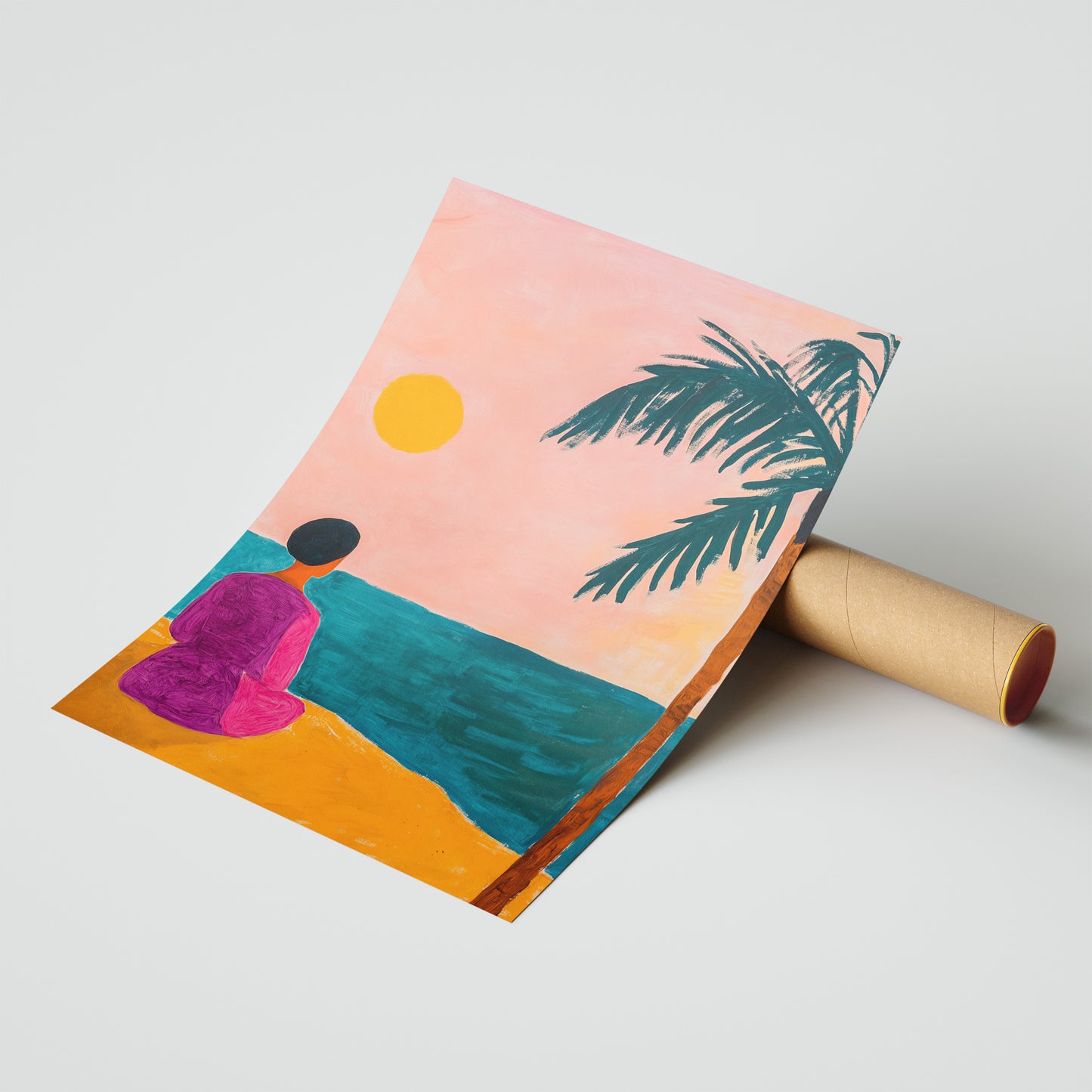 Seaside Serenity - Sunset Gaze