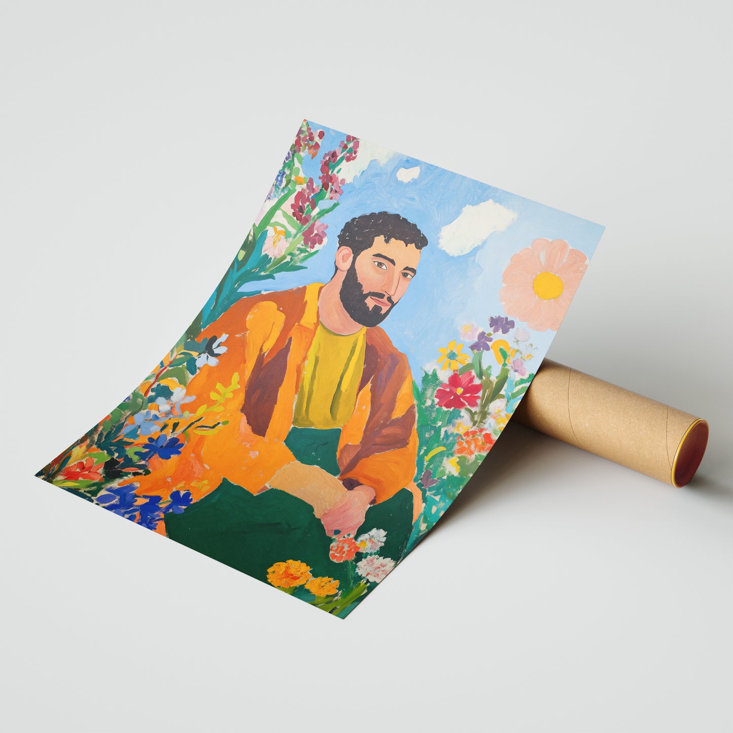 Blossoms & Reflections: Botanical Muse Art Print