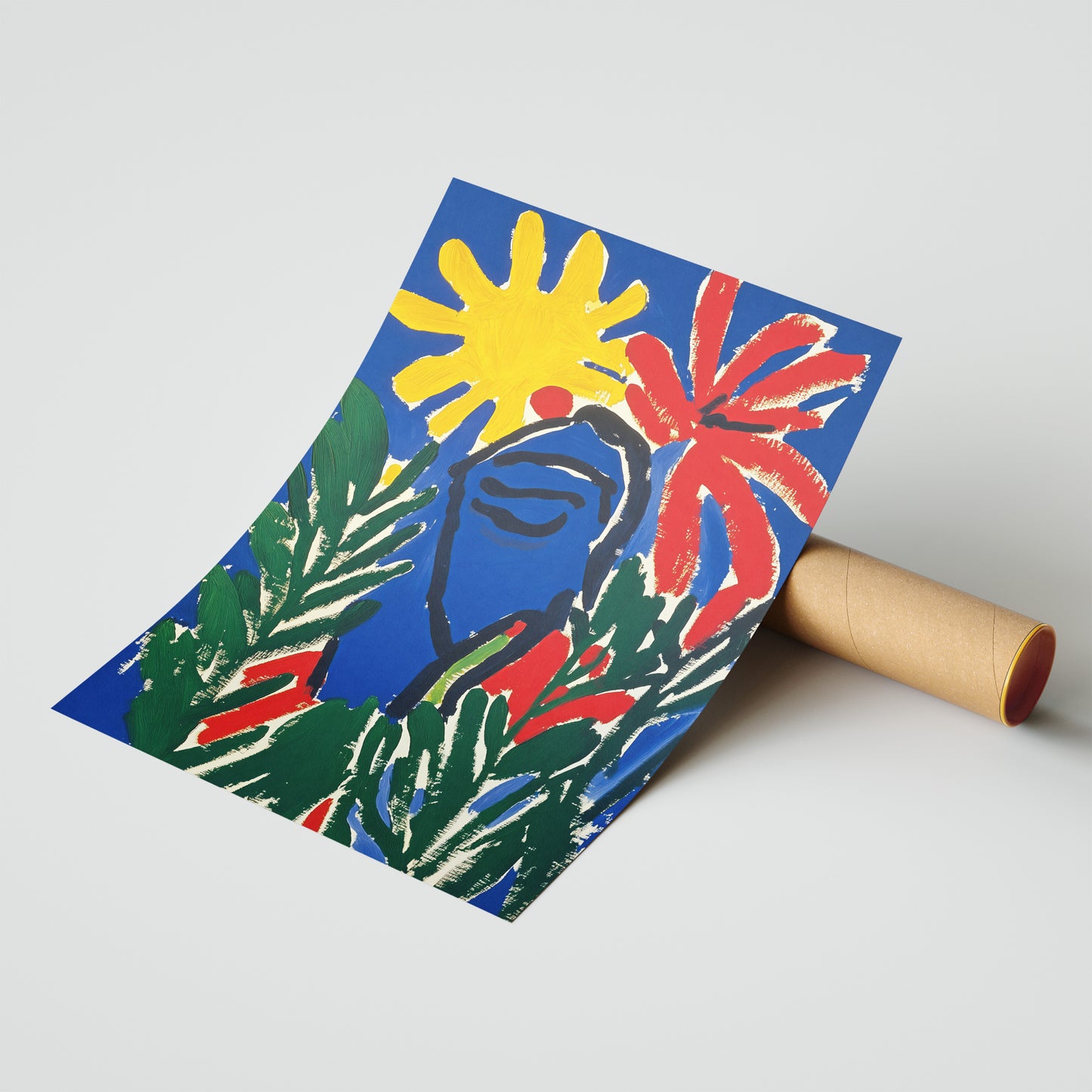 Sunburst Muse: Wild Energy in the Tropics