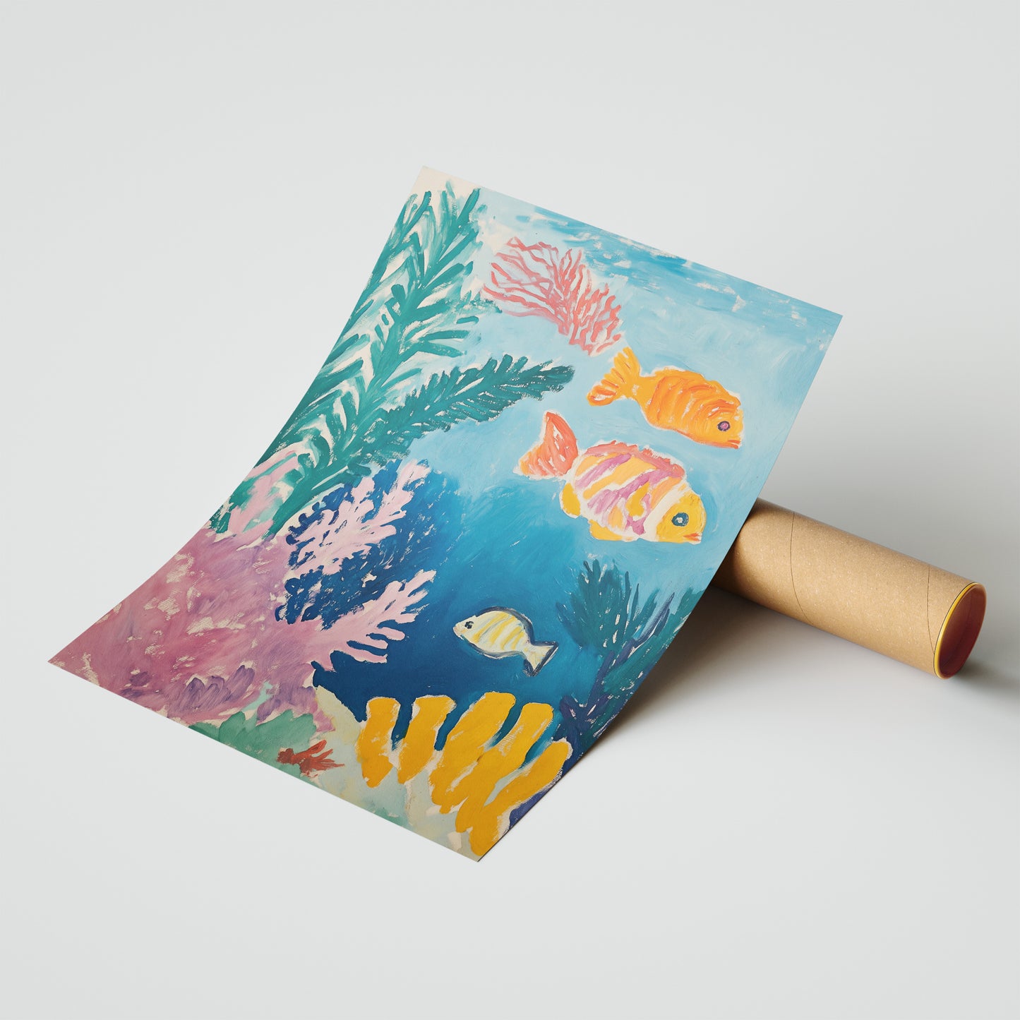 Coral Carnival: Playful Fish and Underwater Joy