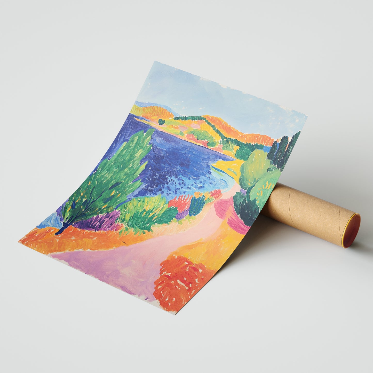 Lakeside Sonata: Path of Colors