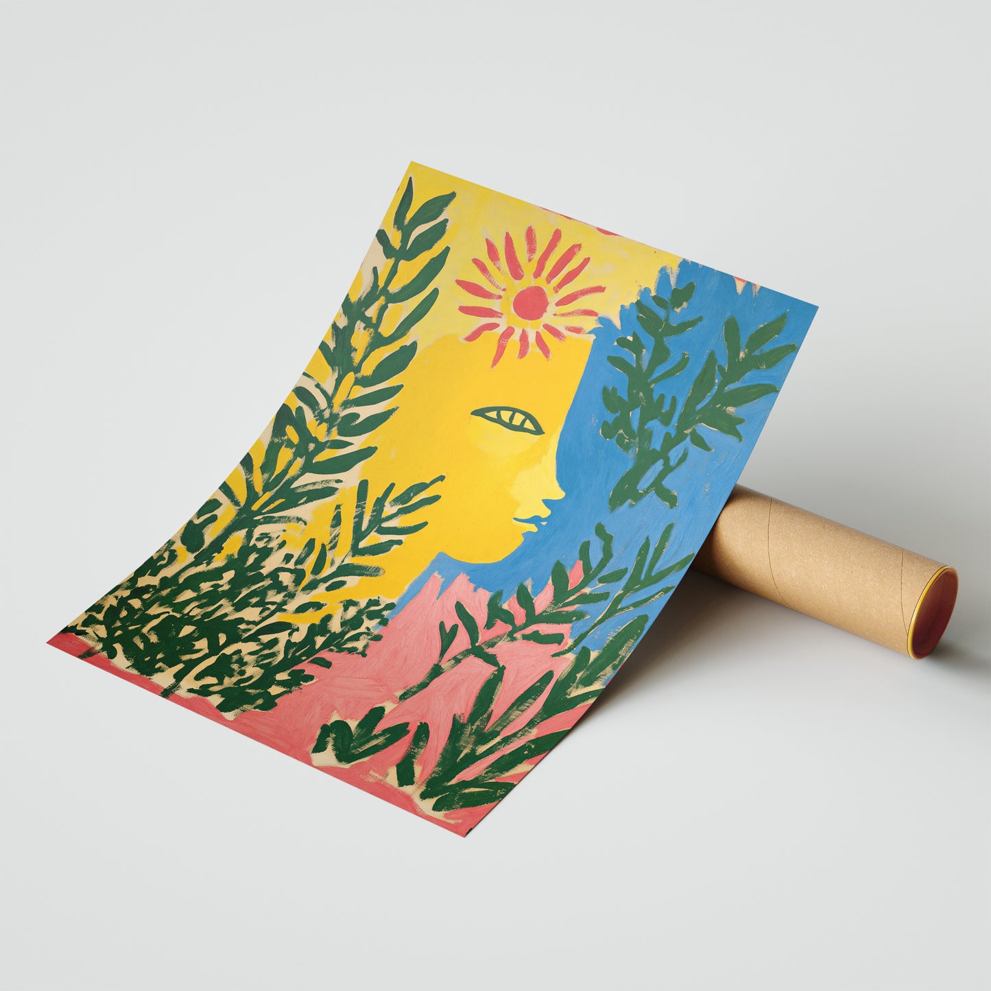 Sun Muse: Face in the Foliage