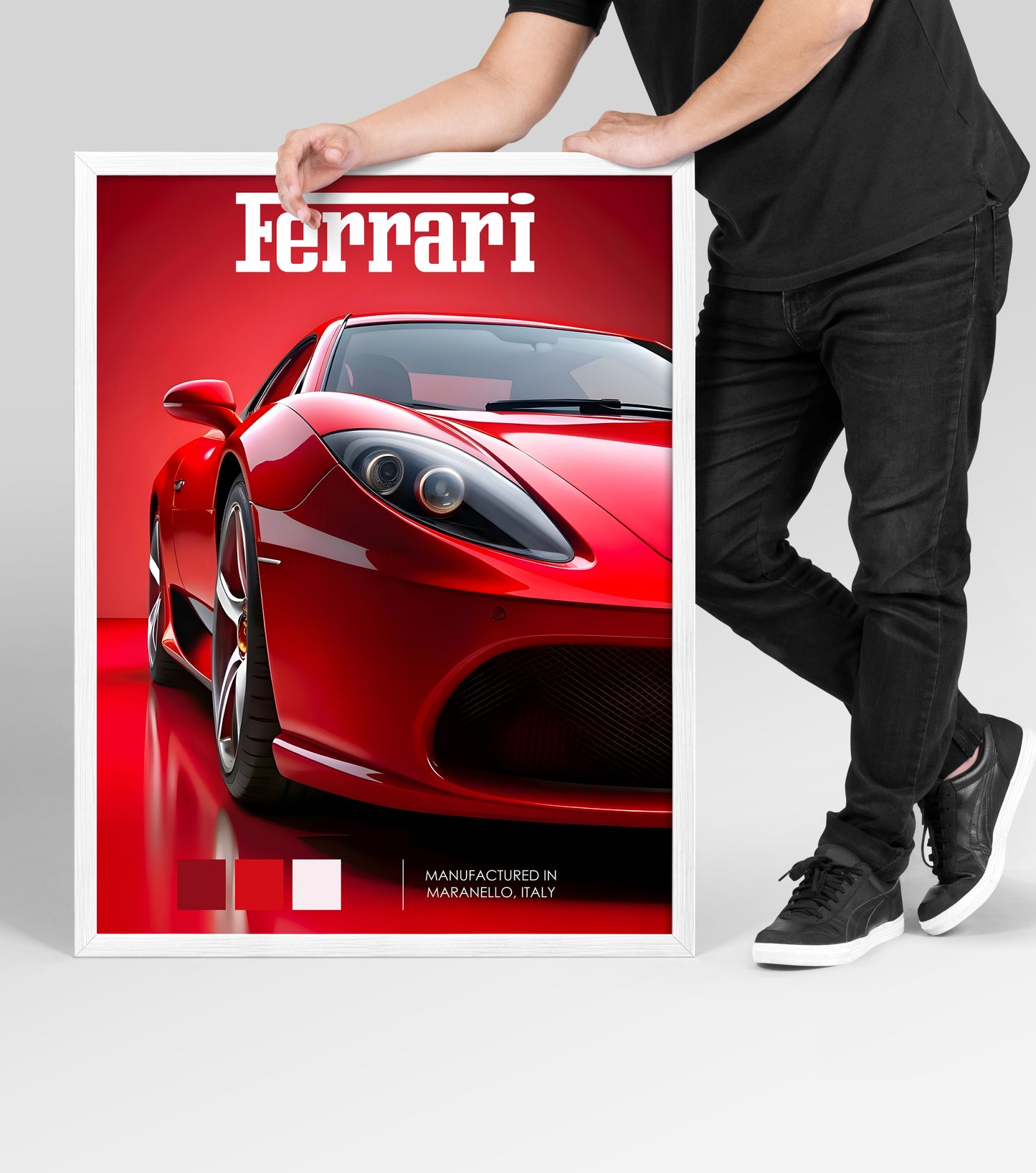 Ferrari F430 Art Poster