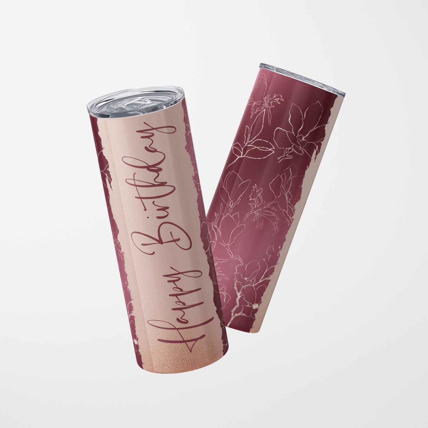 Happy Birthday - 600 ml Stainless Steel Tumbler