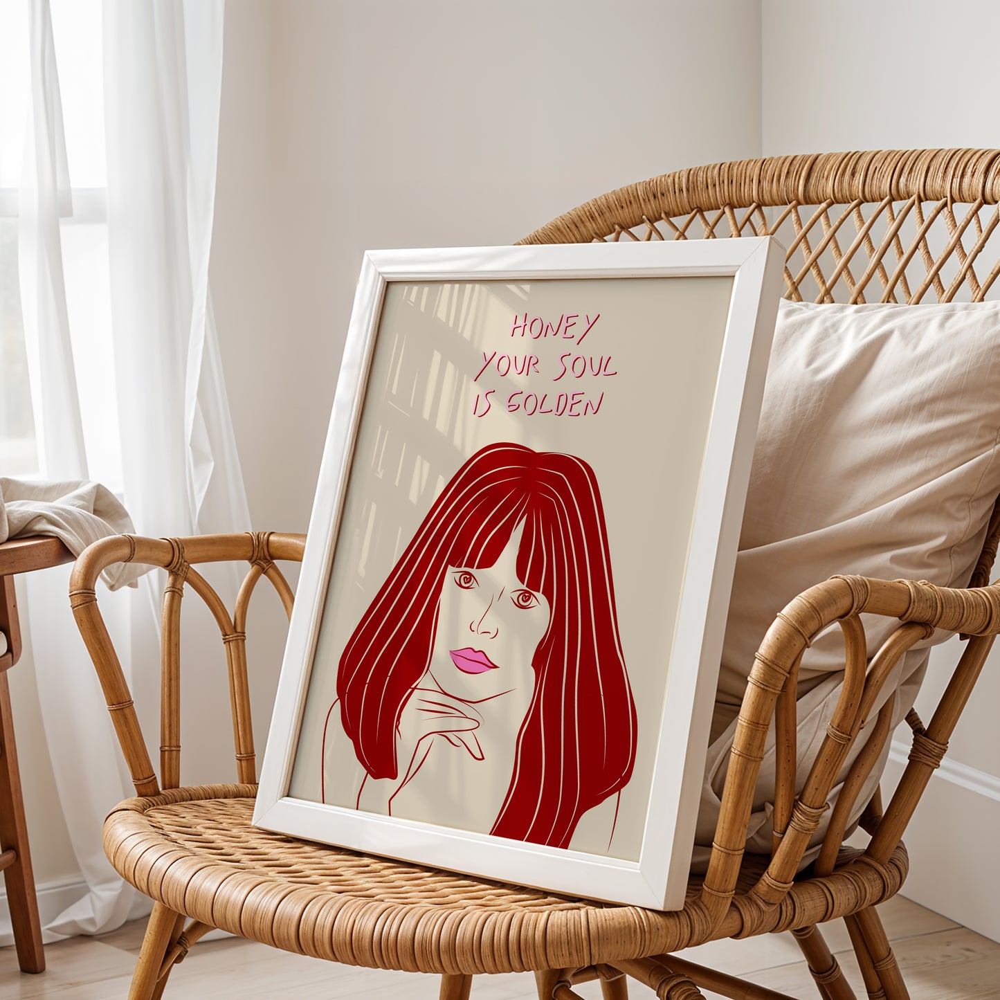 Soul Is Golden: Retro Affirmation Art Print