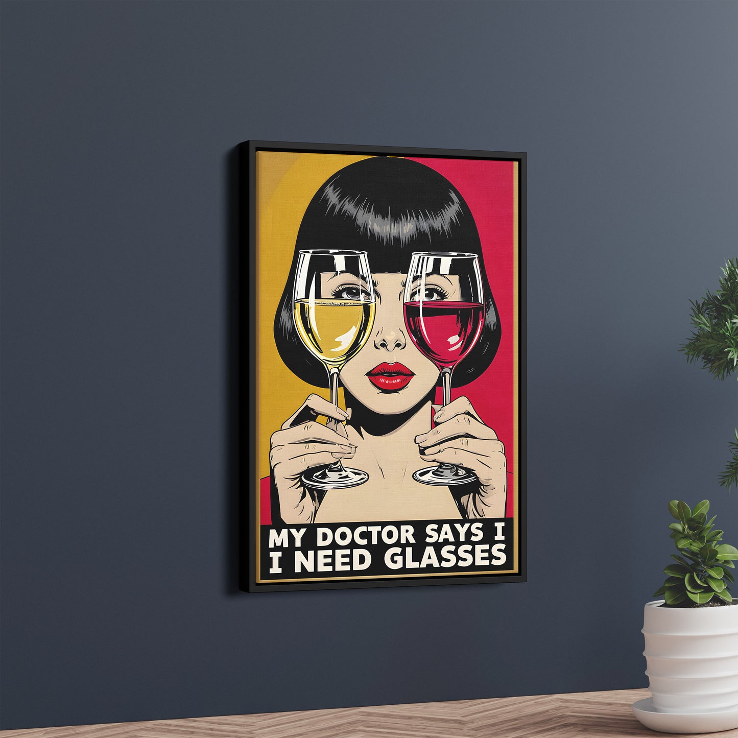 "I Need Glasses" Pop Art Print