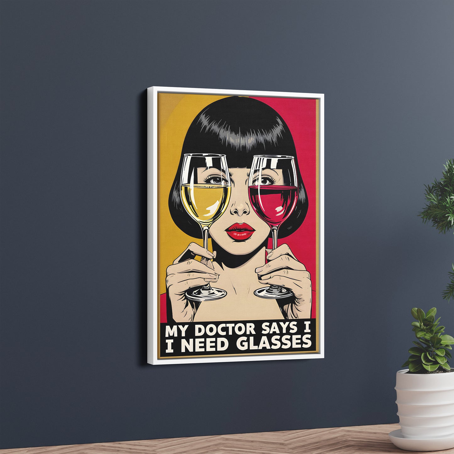 "I Need Glasses" Pop Art Print