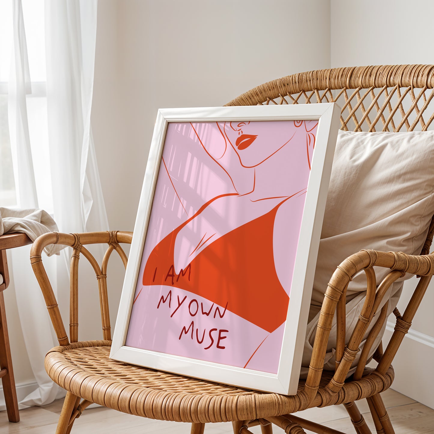 Muse Mode: Abstract Female Form Art Print