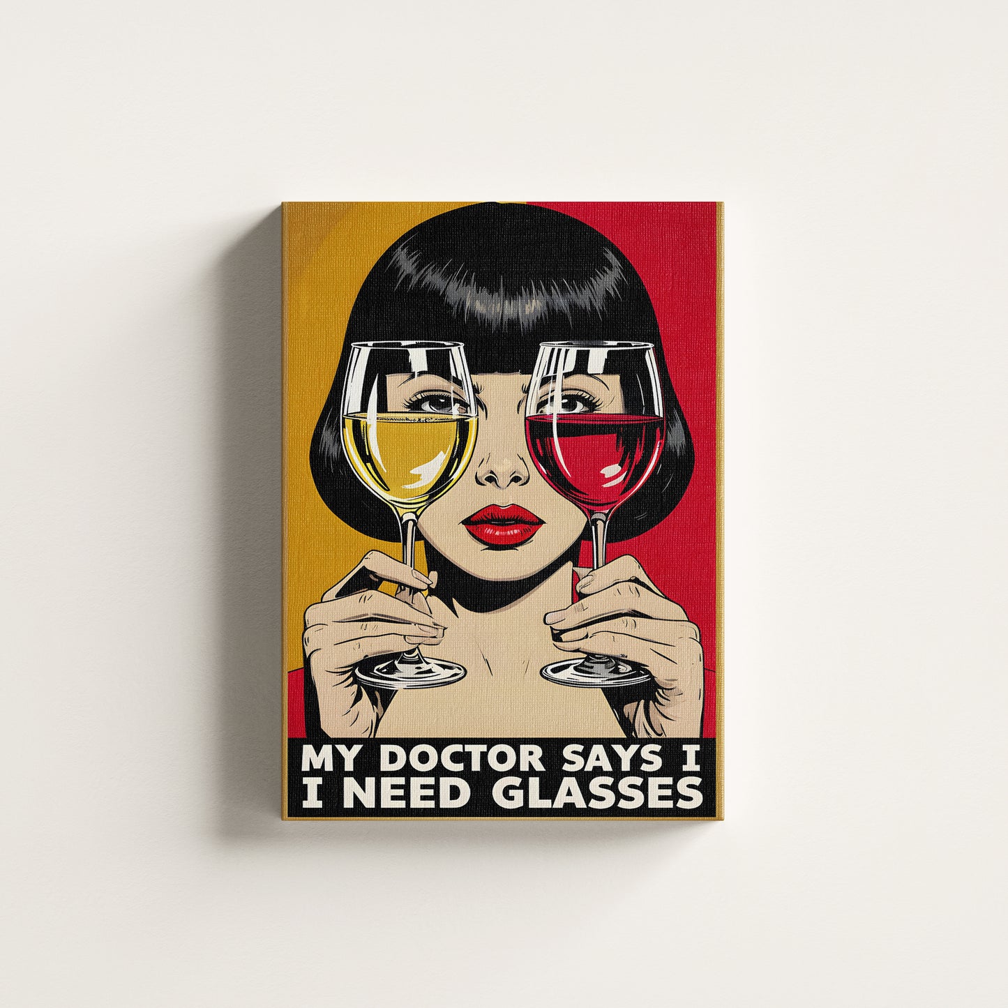 "I Need Glasses" Pop Art Print
