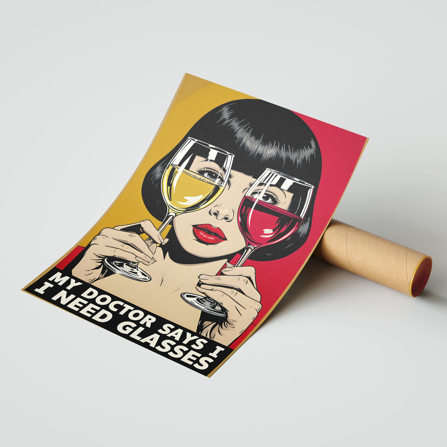 "I Need Glasses" Pop Art Print