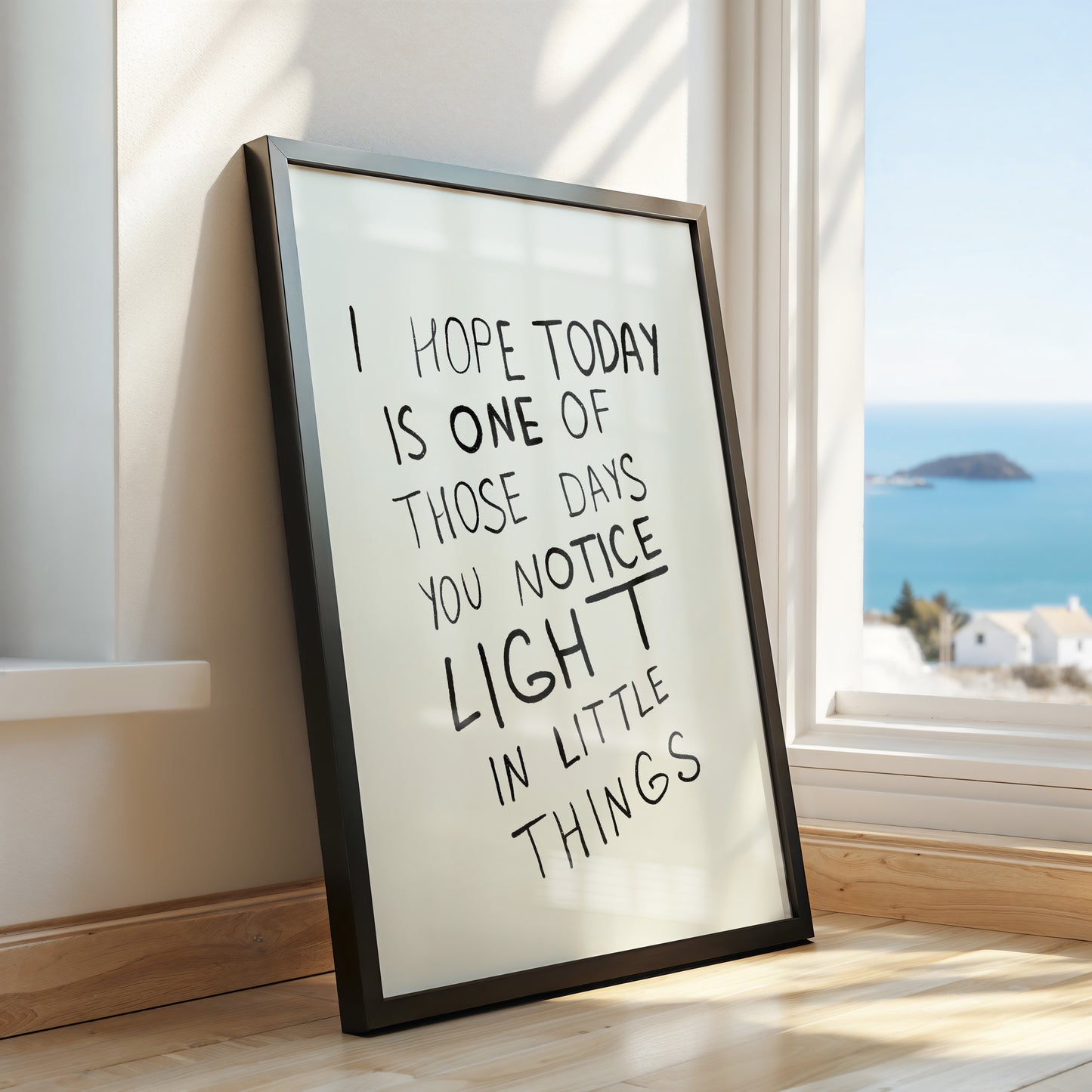 Hope You Notice Light in Little Things