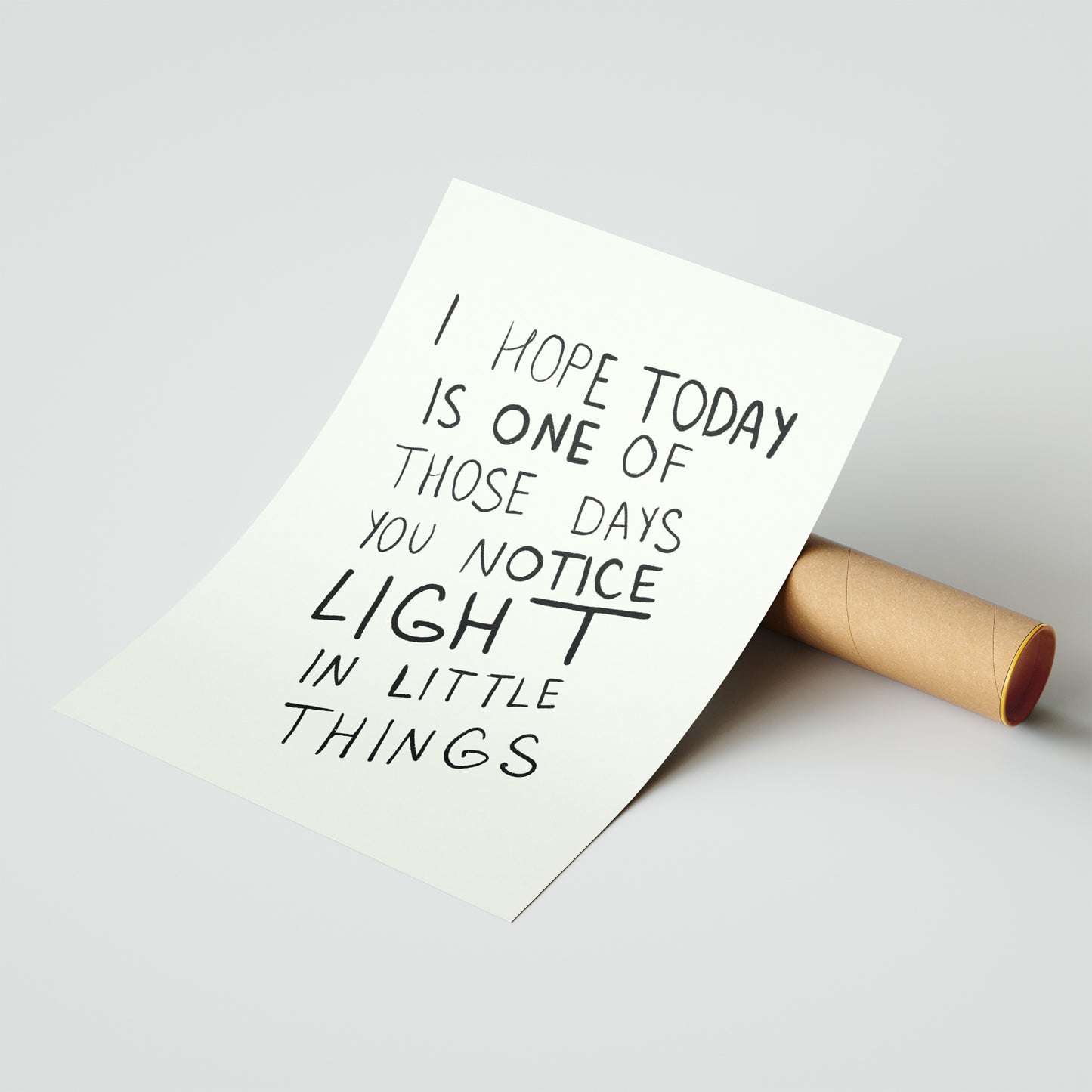 Hope You Notice Light in Little Things