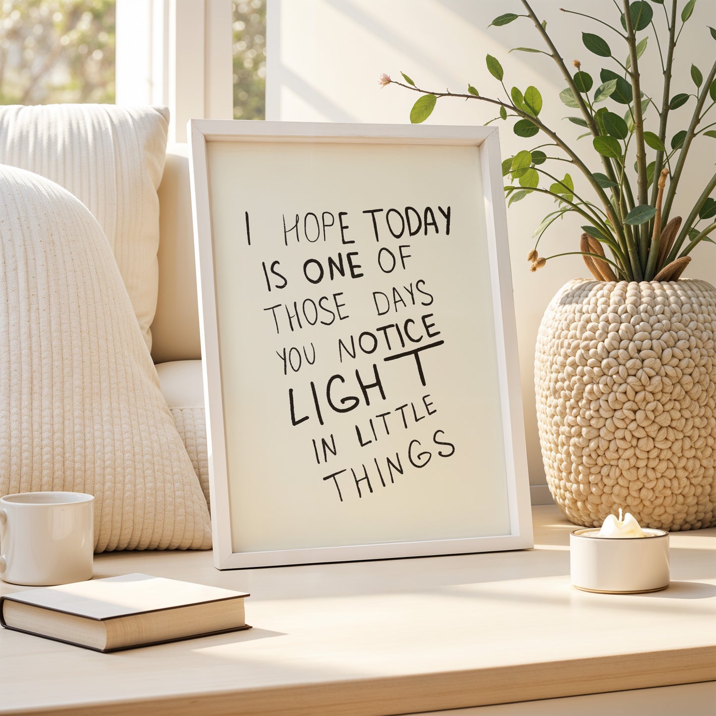 Hope You Notice Light in Little Things
