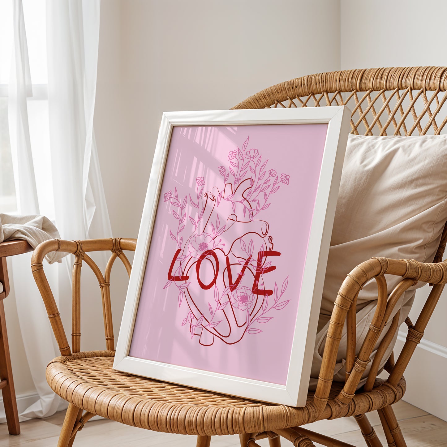 Wild at Heart: Anatomical Floral Art Print