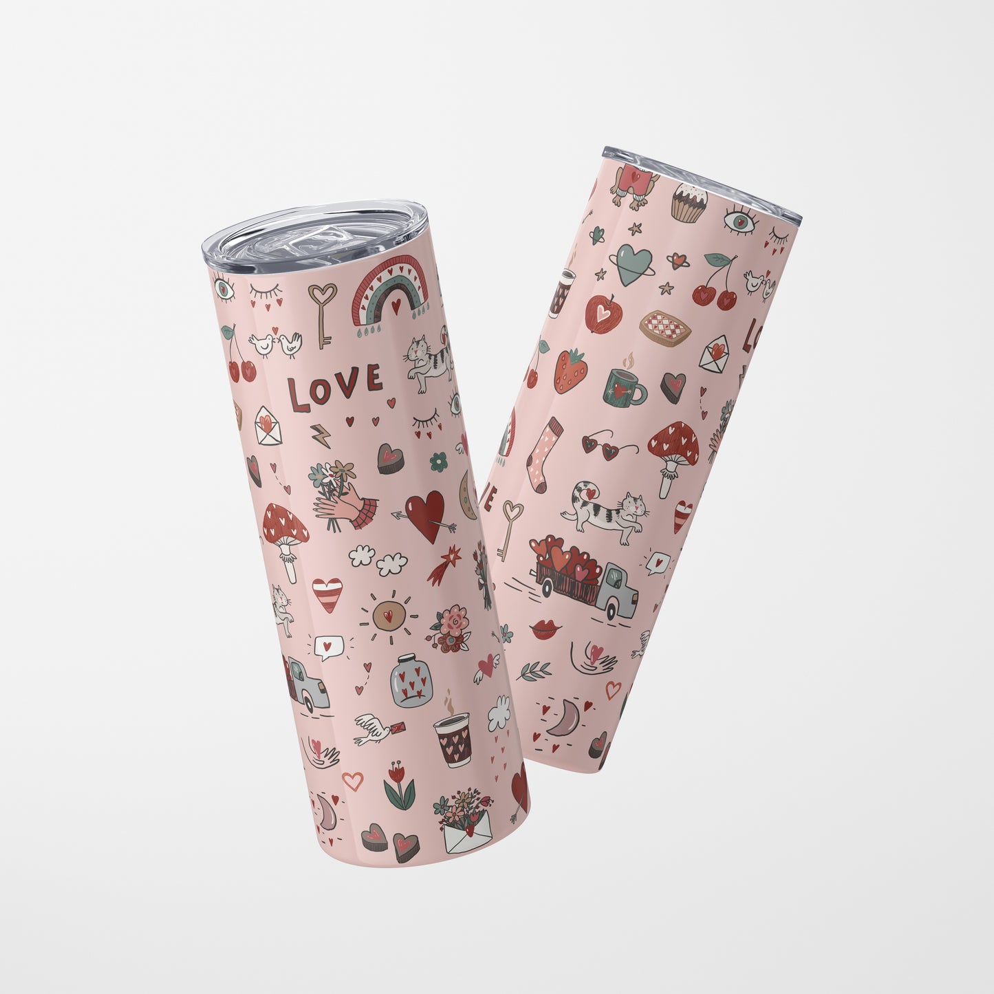 LOVE - 600 ml Stainless Steel Tumbler