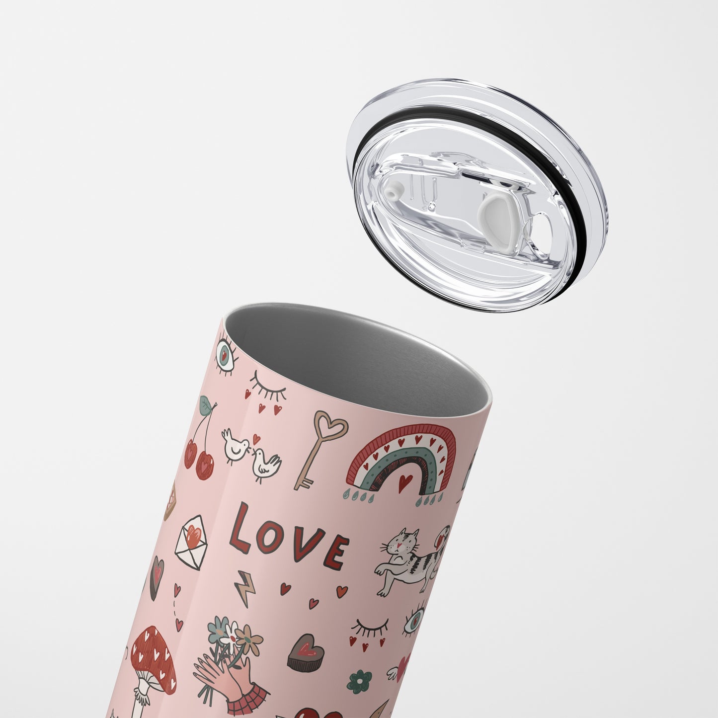 LOVE - 600 ml Stainless Steel Tumbler