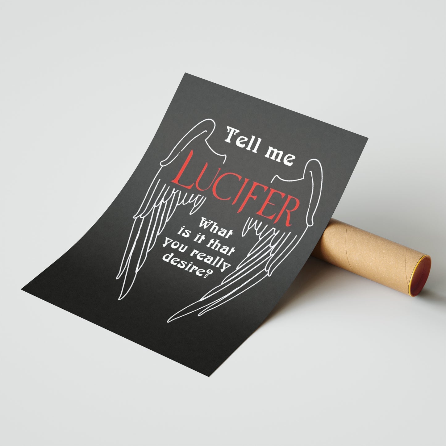Lucifer Poster – “What Is It That You Really Desire?”