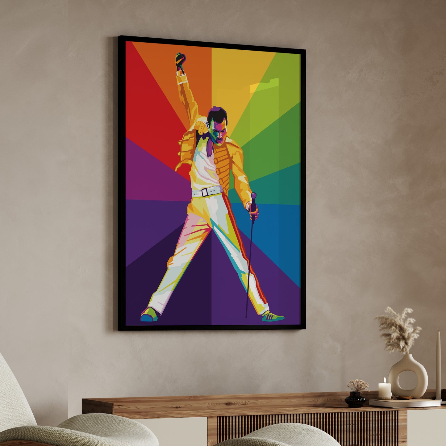 Freddie Mercury Pop Art