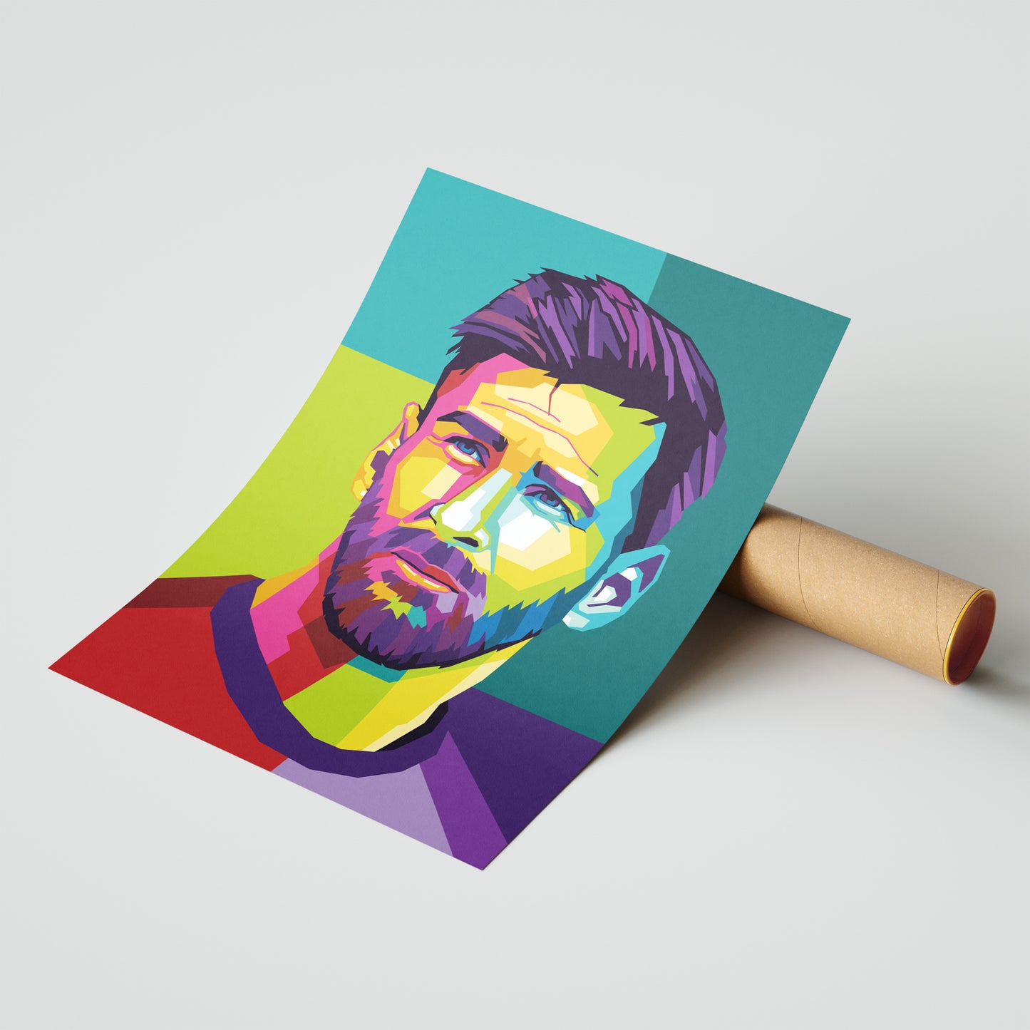 Lionel Messi Pop Art