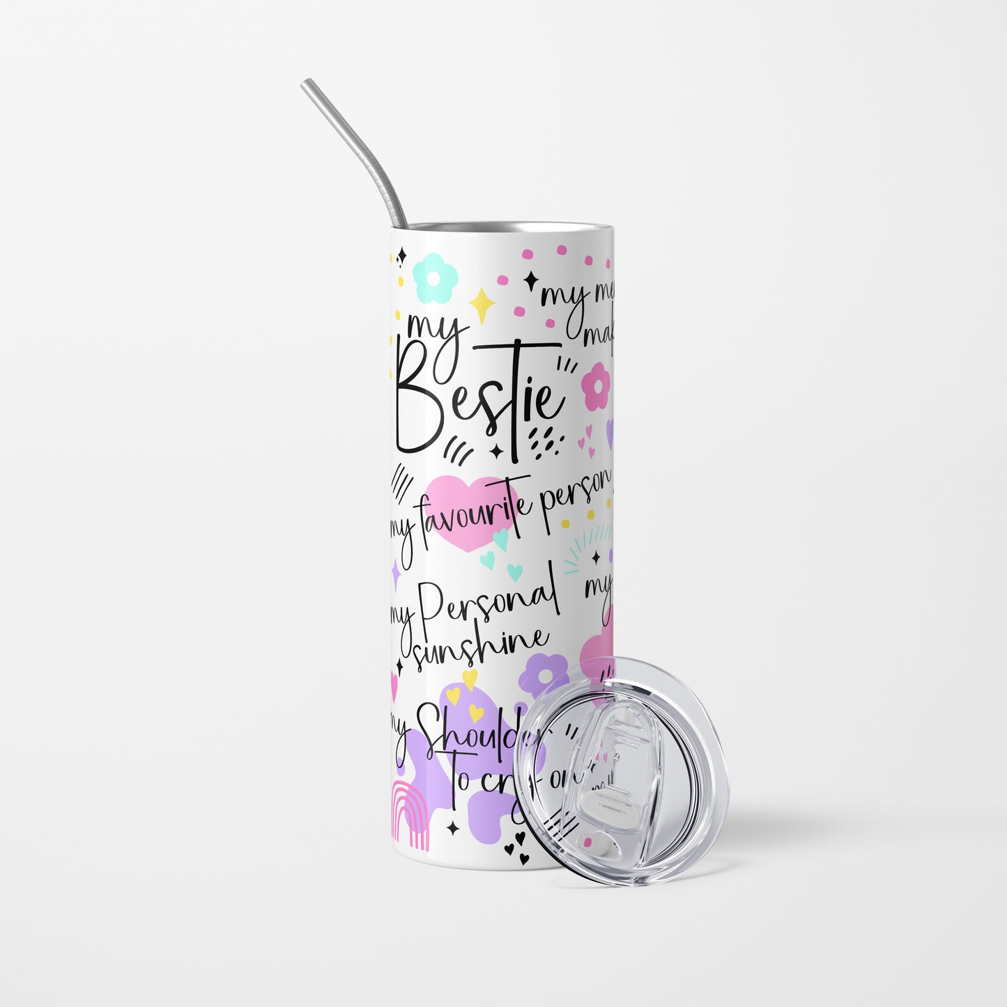 My Bestie - 600 ml Stainless Steel Tumbler