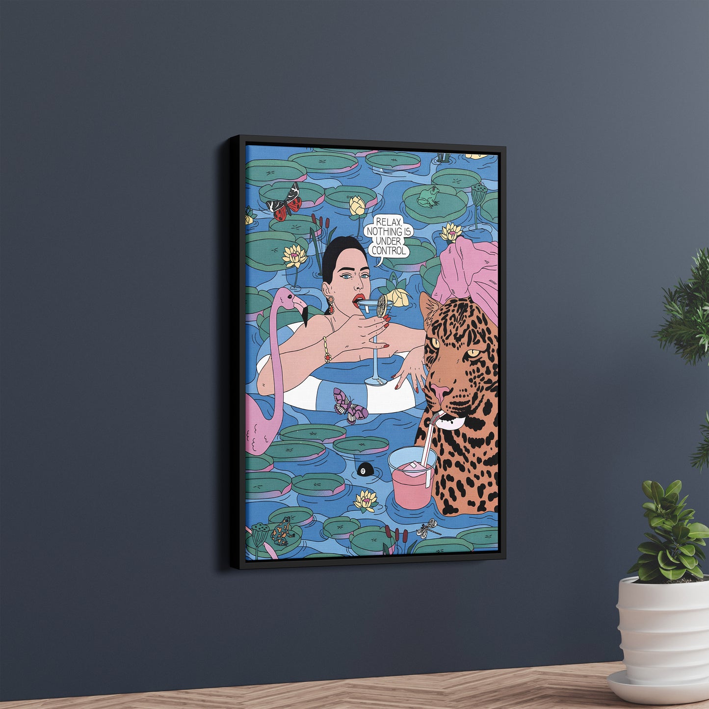 Relax, Nothing is Under Control – Bold Pop Art for Her