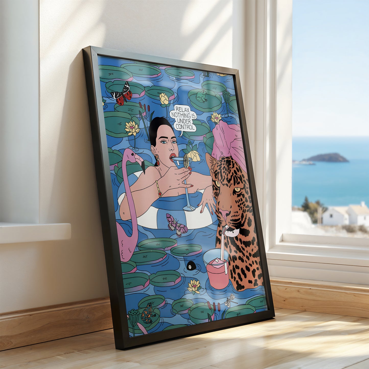 Relax, Nothing is Under Control – Bold Pop Art for Her