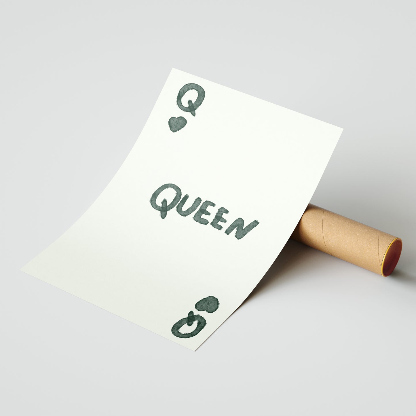 Queen of Hearts – Minimal Power Poster