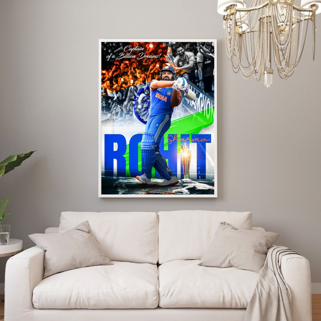 Rohit Sharma - Captain of a Billion Dreams
