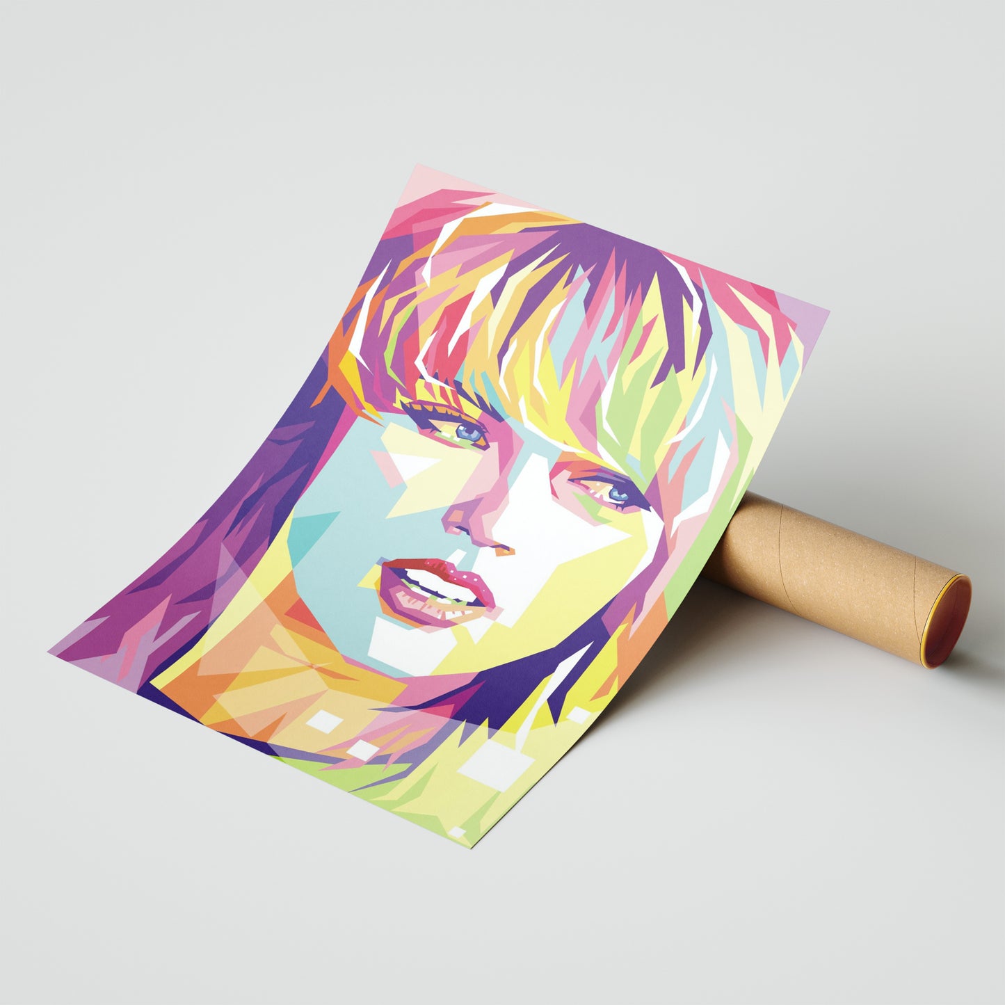 Taylor Swift Pop Art Poster – Iconic Expression